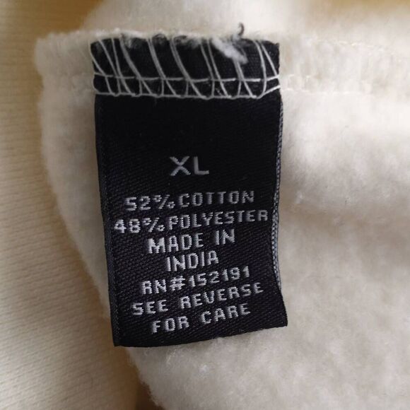 BLIND ROOSTER IVORY & BLACK HOODIE SZ.XL EUC. - Picture 7 of 7